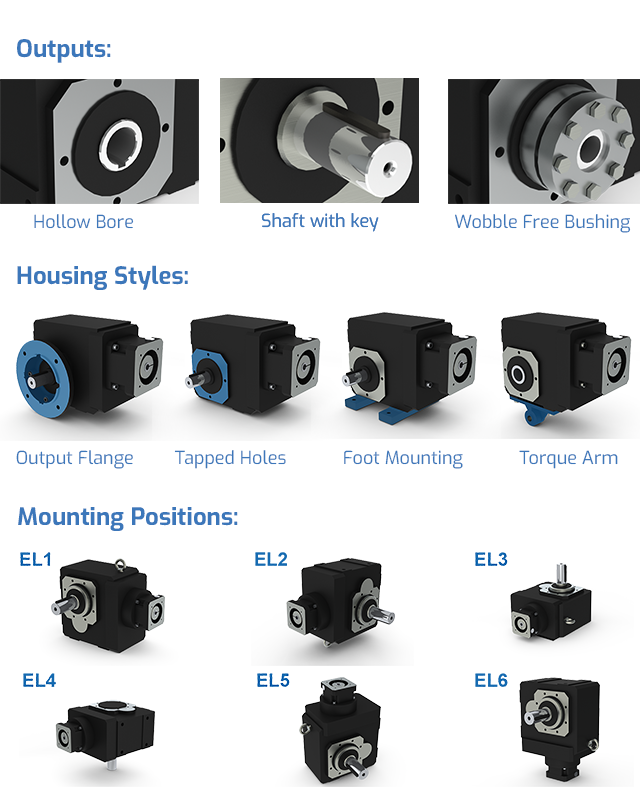 Right Angle Servo Gearbox Helical Bevel Gearbox STOBER