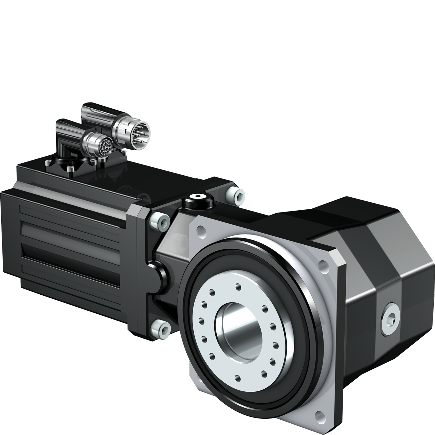 helical bevel geared motor