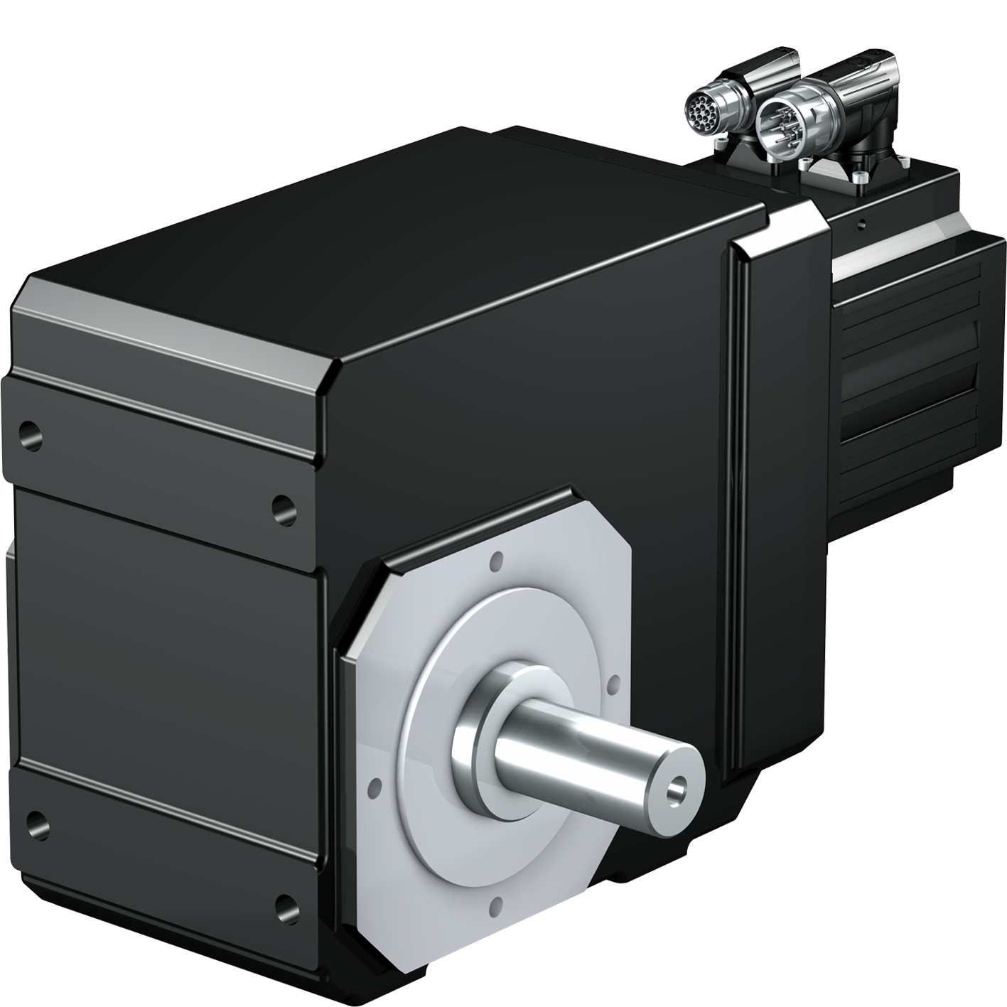 helical bevel geared motor