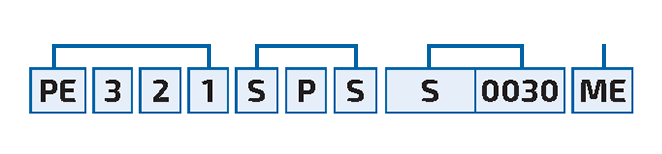 PE series part number