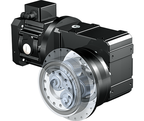  right angle servo gear unit with MB brake