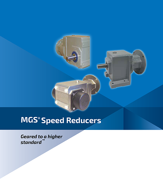 mgs speed reducer catalog